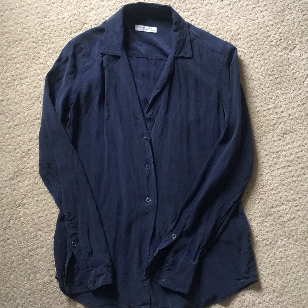 Equipment Silk Button Down